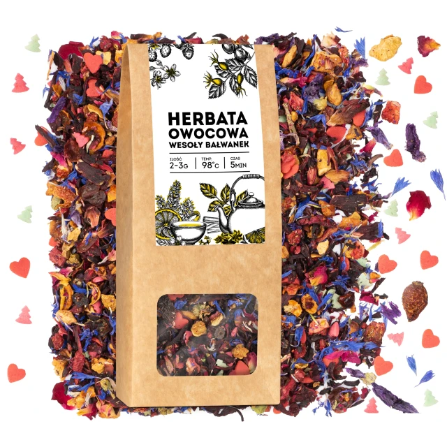 Herbata owocowa Wesoły Bałwanek 50g