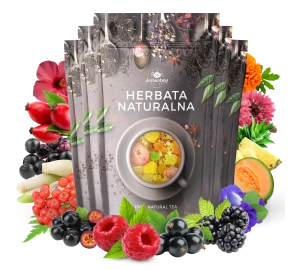 Zestaw herbat OWOCOWYCH 5 szt: Wzmocnienie - Yellow Submarine - Leśny Dzban - Cesarska żurawina - Purpurowe Wyspy