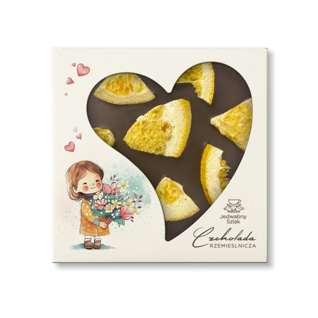 Czekolada ciemna z pomarańczą 85g