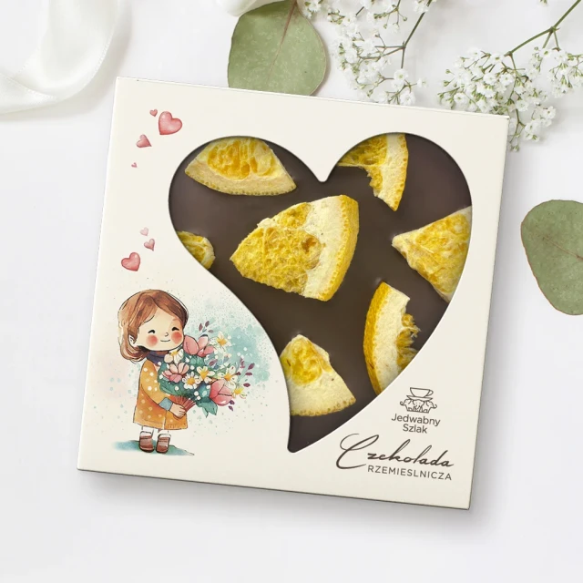Czekolada ciemna z pomarańczą 85g