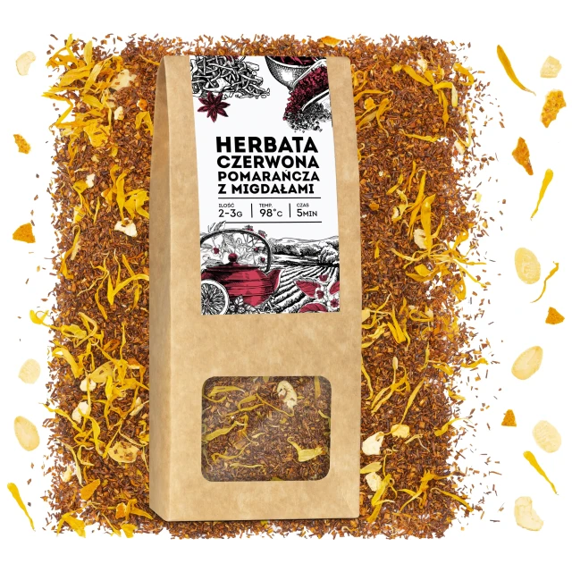 Herbata czerwona Pomarańcza z Migdałami 50g