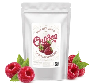 Maliny liofilizowane 100g