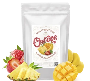 MIX truskawka mango banan ananas 100g 