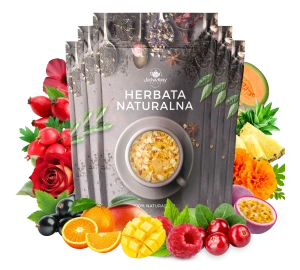 Zestaw herbat OWOCOWYCH 5 szt: Wita-Minka - Malinowe Mojito - Mango Tango - Truskawkowa Margarita - Yellow Submarine
