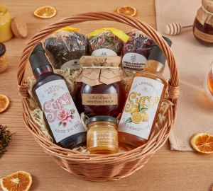 Mini-kosz wiklinowy - 7 naturalnych produktów