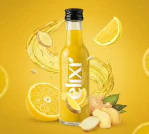 Shot Odpornościowy 50 ml — Imbir, Kurkuma, Cytryna