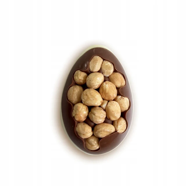 Czekolada na WIELKANOC jajko Z ORZECHAMI i miodem 50g