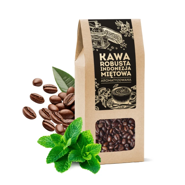 Kawa Robusta Indonezja Miętowa 100 g