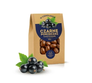 Czarne porzeczki w czekoladzie 80 g