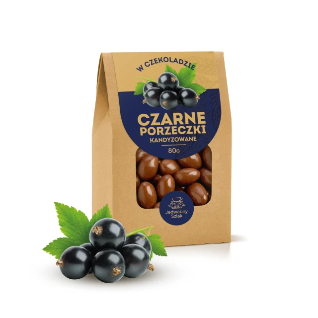 Czarne porzeczki w czekoladzie 80 g