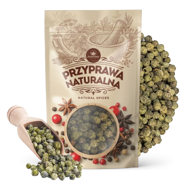 Zielony PIEPRZ ziarna PREMIUM naturalny aromatyczny ziarnisty przyprawa 100