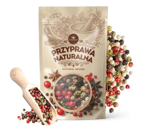 Aromatyczny PIEPRZ KOLOROWY ziarno naturalny przyprawa wysoka jakość 100g
