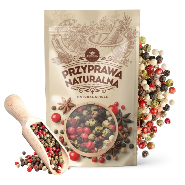 Aromatyczny PIEPRZ KOLOROWY ziarno naturalny przyprawa wysoka jakość 100g