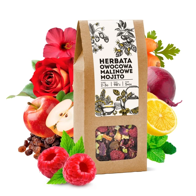 Herbata owocowa Malinowe Mojito 100g
