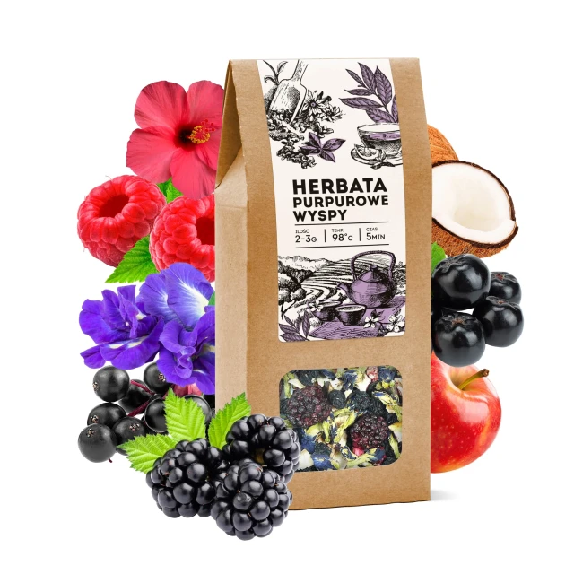 Herbata owocowa Purpurowe Wyspy 100g