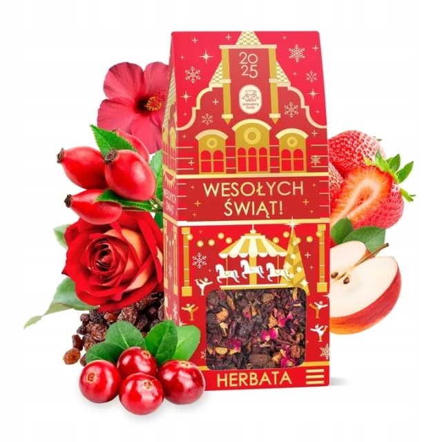Herbata noworoczna ŻURAWINOWO-TRUSKAWKOWA 50 g