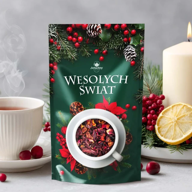 Herbata świąteczna Wiśnia i Rum 100 g