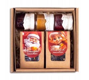 Mini prezent na święta - herbaty, konfitury, miód