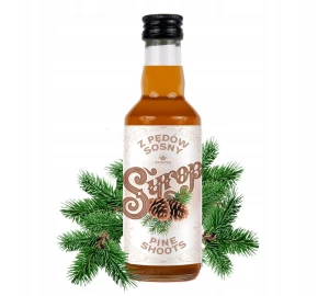 Syrop z pędów sosny 200 ml ekologiczny 100% naturalny na kaszel DO HERBATY