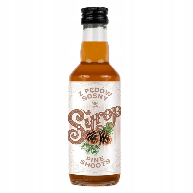 Syrop z pędów sosny 200 ml ekologiczny 100% naturalny na kaszel DO HERBATY