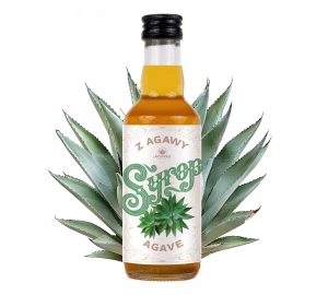 Syrop z agawy 200 ml naturalny GĘSTY słodki DO WYPIEKÓW syrop BIO