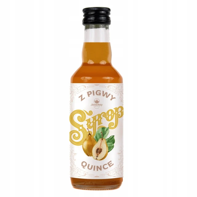 Syrop z pigwy 200 ml naturalny Polski prawdziwy DODATEK do napojów deserów