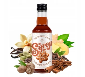 Syrop do kawy piernikowy 200 ml zimowy DOSKONAŁY DO NAPOJÓW Gingerbread