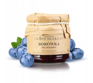 Dżem BORÓWKA – prawdziwa konfitura borówkowa do mięs, serów i herbaty – 200 g