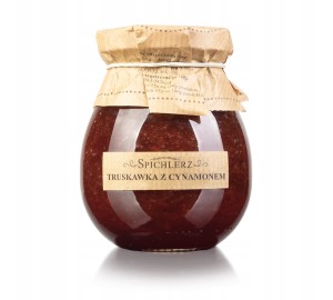 TRUSKAWKA z cynamonem domowa naturalna aromatyczna idealna do herbaty 300 g