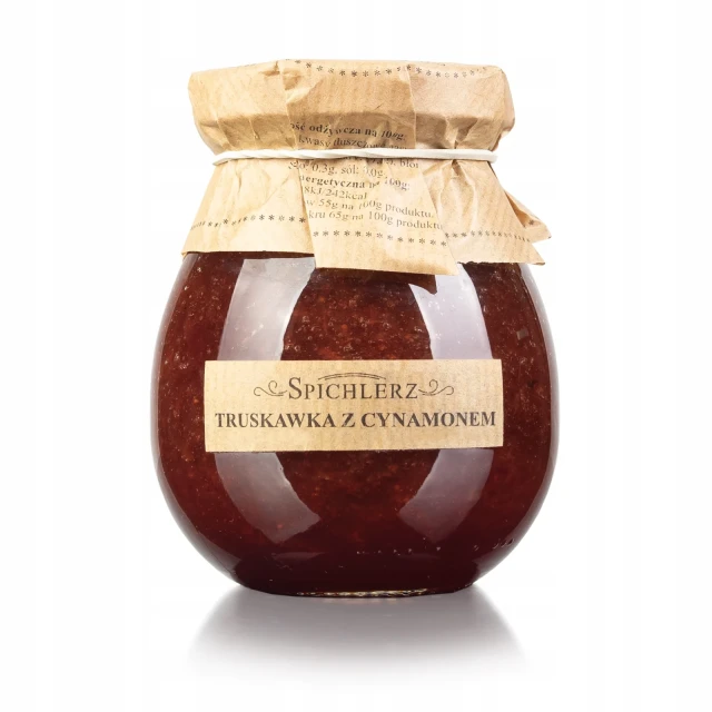 TRUSKAWKA z cynamonem domowa naturalna aromatyczna idealna do herbaty 300 g