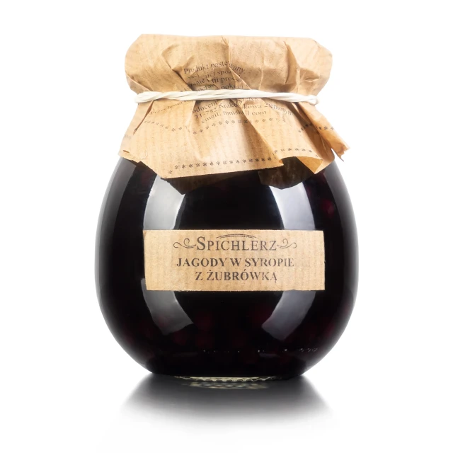Jagody w syropie z Żubrówką 280 g