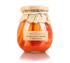 Cytryna w syropie z żurawiną 260 g