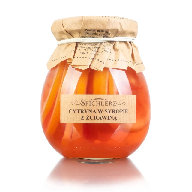 Cytryna w syropie z żurawiną 260 g
