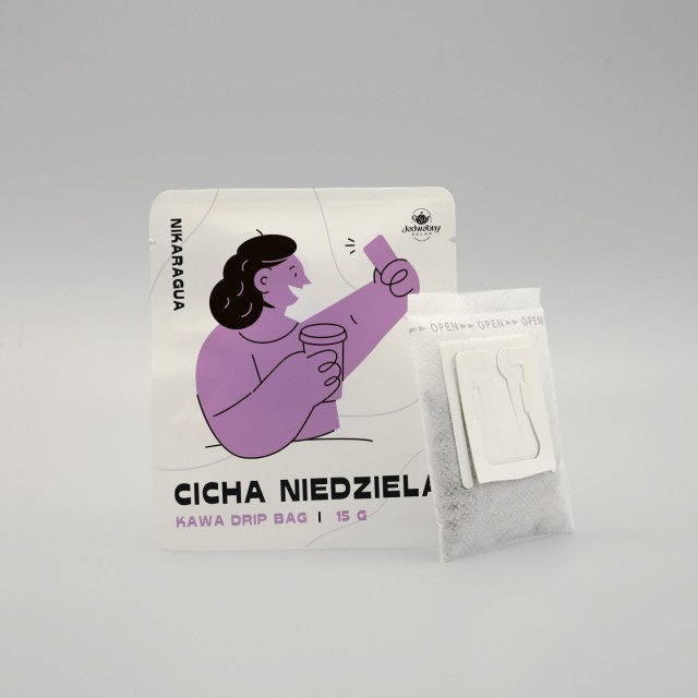 Drip Bag Kawa Nikaragua niedziela 15g KAWA NA PREZENT podróżny drip coffee