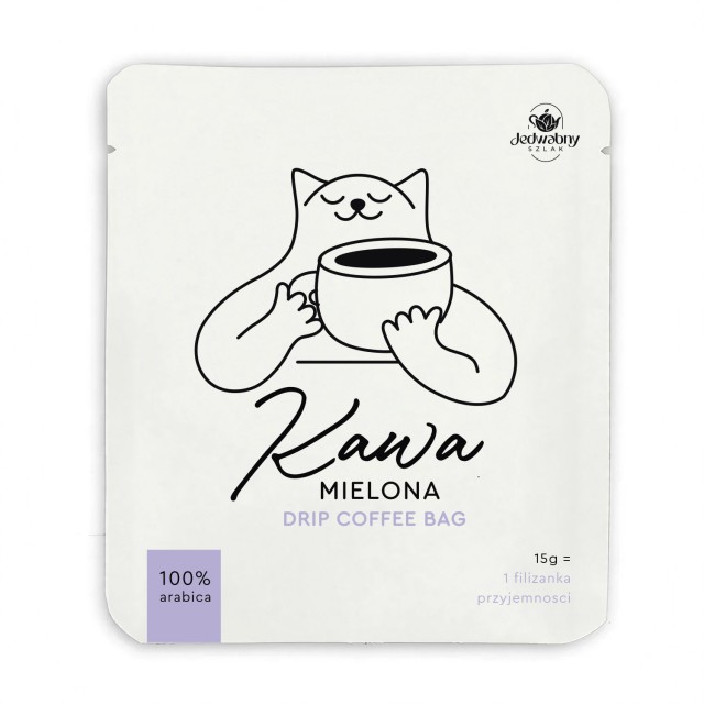 Drip Bag Kawa Arabica 15g NA PREZENT kawa naturalna mielona w saszetkach