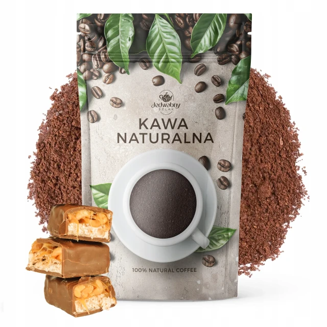Kawa mielona Arabica smakowa SNIKERS 500G ŚWIEŻO PALONA do ekspresu coffe
