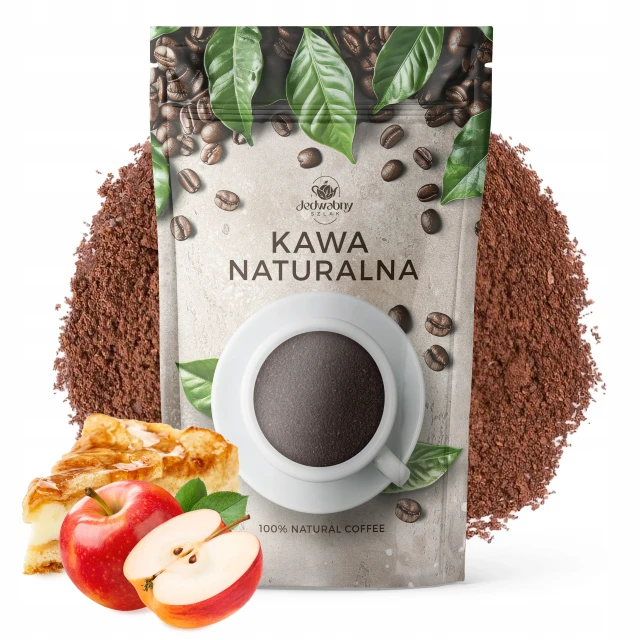 Arabica kawa MIELONA smak SZARLOTKA 250g