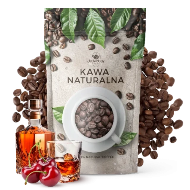 Kawa robusta ziarnista WIŚNIA I RUM 250 g
