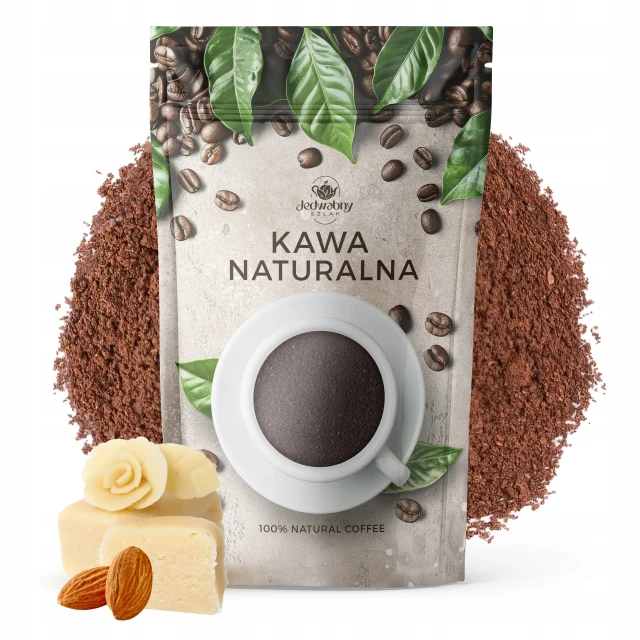Kawa ROBUSTA mielona Vietnam smakowa MARCEPAN 250g świeżo palona