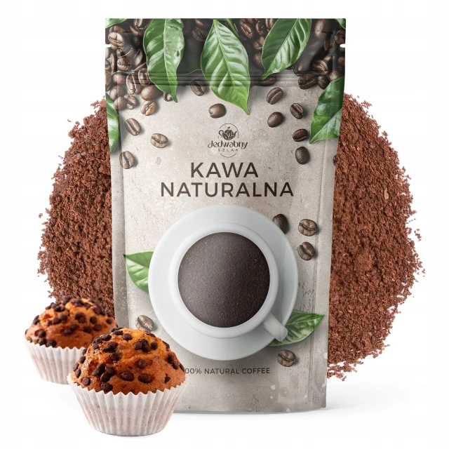 Kawa mielona Robusta Vietnam palona ziarno świeża smak MAFFINKA 250g