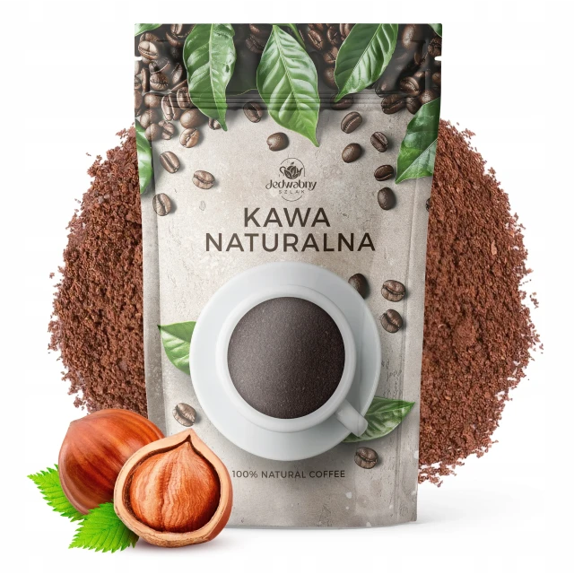 Kawa MIELONA Robusta Indonezja Orzech SWIEŻA smakowa 250g