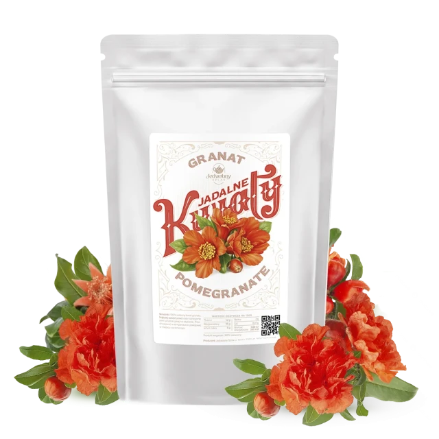 Granatu kwiat herbata KWIATY JADALNE suszone PUNICA GRANATUM naturalne 200g