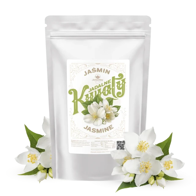 Suszone Jadalne Kwiaty Jaśminu 100g