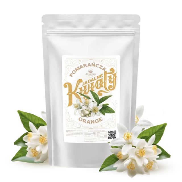 Suszony Jadalny Kwiat Pomarańczy 100g