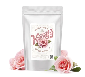 Jadalne płatki róż suszone jadalne kwiaty świeże i aromatyczne 50g