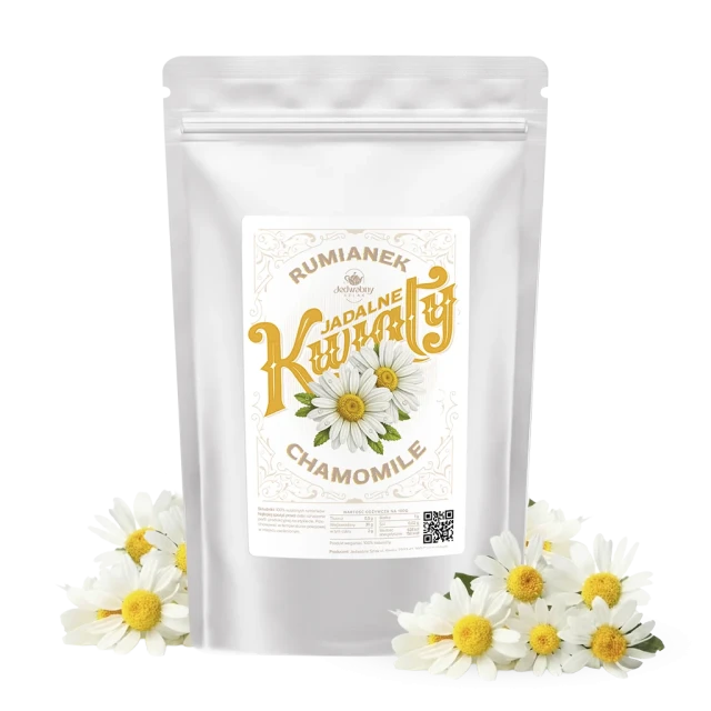 Suszone Jadalne Koszyczki Rumianku 100g
