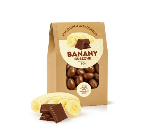 Banany w mlecznej czekoladzie 80 g