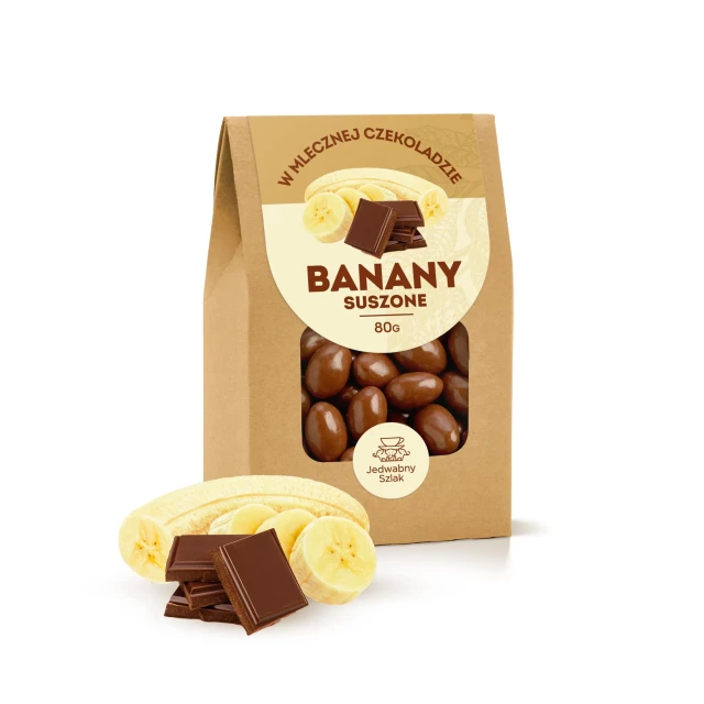Banany w mlecznej czekoladzie 80 g