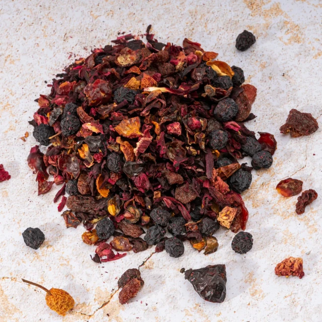 Herbata noworoczna MALINOWO-POZIOMKOWA 50 g