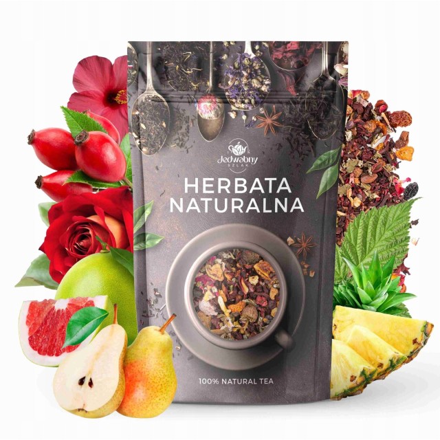 Herbata owocowa Pieczona gruszka 100g WYSOKA JAKOŚĆ ananas pomelo gruszka